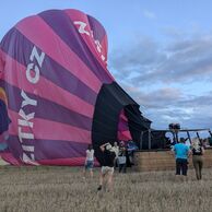 Ramona Sanigová (Kasejovice, 36) na lete balónom