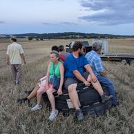 Ramona Sanigová (Kasejovice, 36) na lete balónom