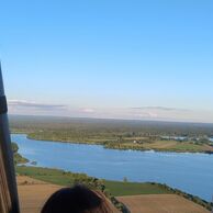 Milan Jenka (Hněvkovice u Ledče nad Sázavou, 53) na lete balónom