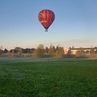 Eva Ryšavá (Náchod, 50) na lete balónom