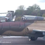 Barbora Vodenková (Skoupý, Mlečice, 48) na Lete stíhačkou L-29